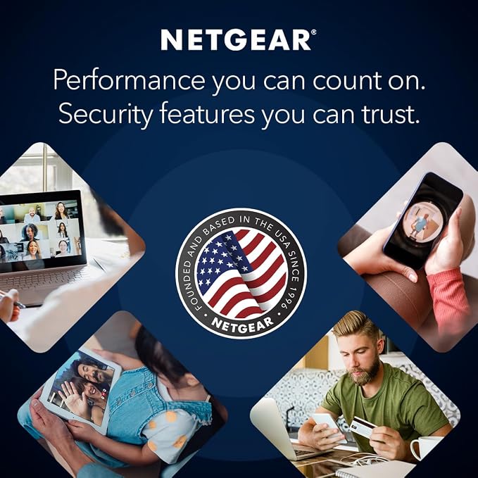 NETGEAR Orbi Tri-Band WiFi 6 Mesh Network System – Router + 2 Satellite - Image 3