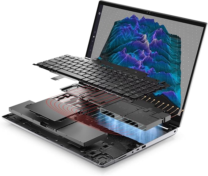Dell Precision 7780 Mobile Workstation 17.3" FHD Laptop, Intel Core i9-13950HX, 128GB RAM, 1TB NVMe SSD, NVIDIA RTX ADA 3500 12GB, HDMI, USB-C, Wi-Fi, BT - Windows 11 Pro - AI Copilot, Grey - Image 5