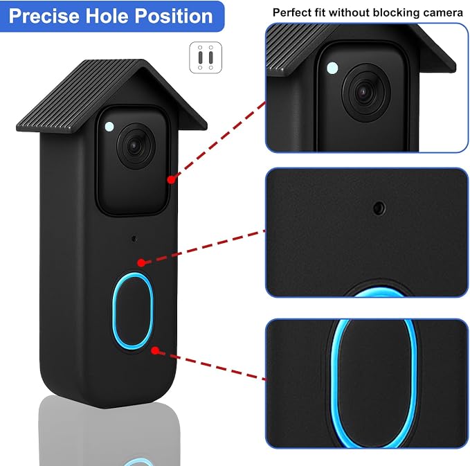 Silicone Protective Cover for Blink Video Doorbell – Weatherproof & - Image 3