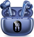 Wireless Earbuds, Hi-Fi Deep Bass Ear Buds, 48H Playtime In-Ear Headphones | 2 Mics for Clear Calls, LED Display, IPX7 Waterproof, Touch Control, Lightweight Bluetooth Earphones for iPhone/Android/TV by WirelessEarbuds