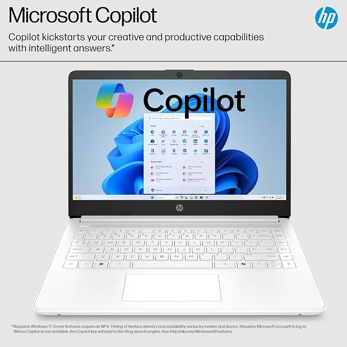 HP Essential 2026 Laptop, Office 365, Copilot AI, 8GB RAM, Intel Processor | Windows 11 Home S, WiFi 6 & Bluetooth, Camera, Fast Charge, Longtime battery life, Portable Design for Office & Student - Image 5