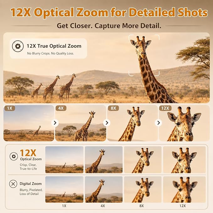 5K Digital Camera for Photography, 80MP Vlogging Camera for YouTube - Image 3