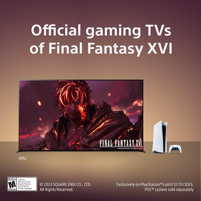 Sony QD-OLED 77 inch BRAVIA XR A95L Series 4K Ultra HD TV: Smart Google TV with Dolby Vision HDR and Exclusive Gaming Features for The PlayStation® 5 XR77A95L- Latest Model,Black - Image 11
