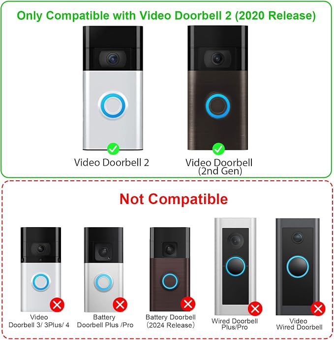 No-Drill Adhesive Doorbell Mount - Image 2