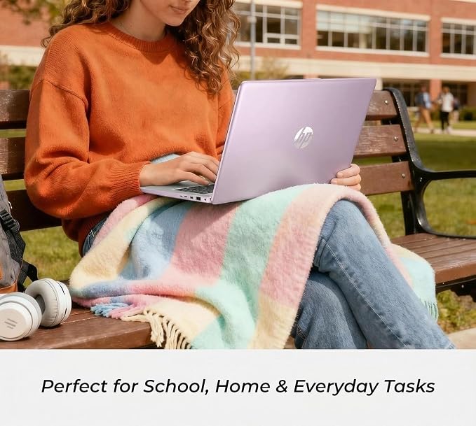 HP Everyday Laptop with Copilot AI • 2026 Edition • Intel 4-Core N150 Processor • 4GB RAM DDR5 • 128GB SSD + 1TB Cloud Storage • Microsoft 365 • Thin & Portable • 11.5hrs Battery • Windows 11 - Image 9