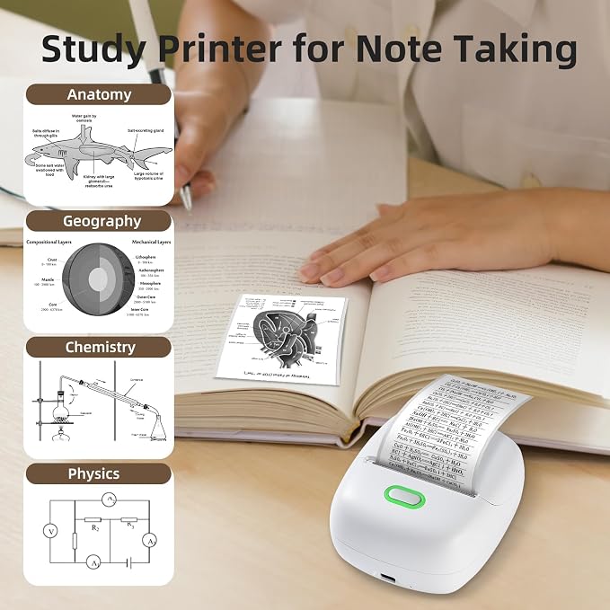 ORGSTA Sticker Printer Mini Printer S002 PrintPods Bluetooth Portable Sticker - Image 3