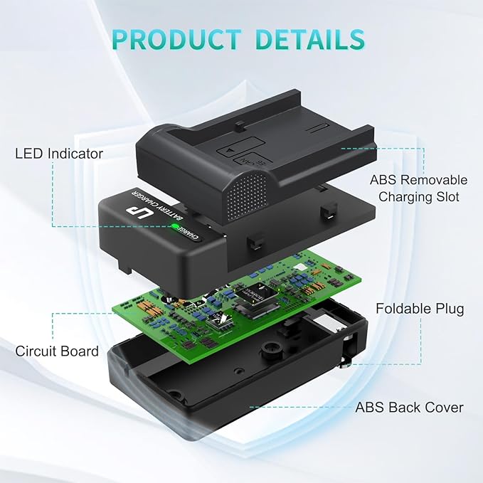 LP LP-E6 LP E6N Battery Charger, Charger Compatible - Image 4