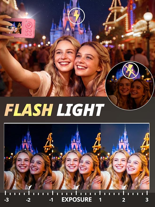 4K 64MP Digital Camera, Compact Mini Cameras - Image 6