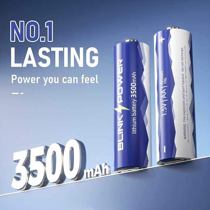 Blinkspower™ Lithium Batteries AA 120 Bulk Pack, 3500mAh NO.1 Lasting 1.5V - Image 2