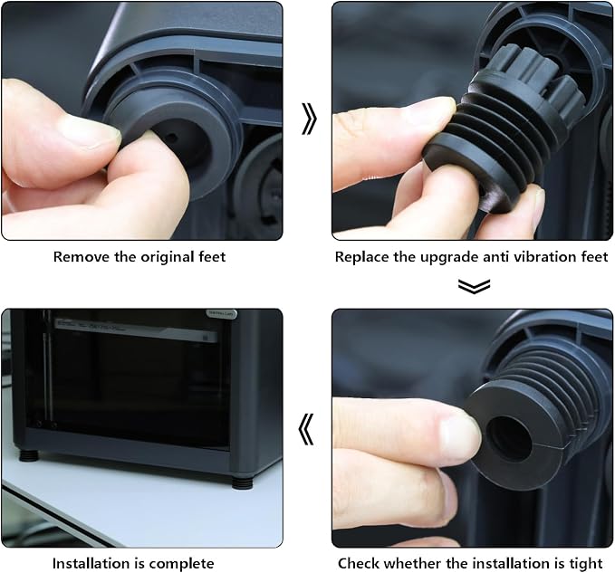 8PCS Anti Vibration Feet for Bambu Lab P1/X1 Series, 3D Printer Accessories - Image 5