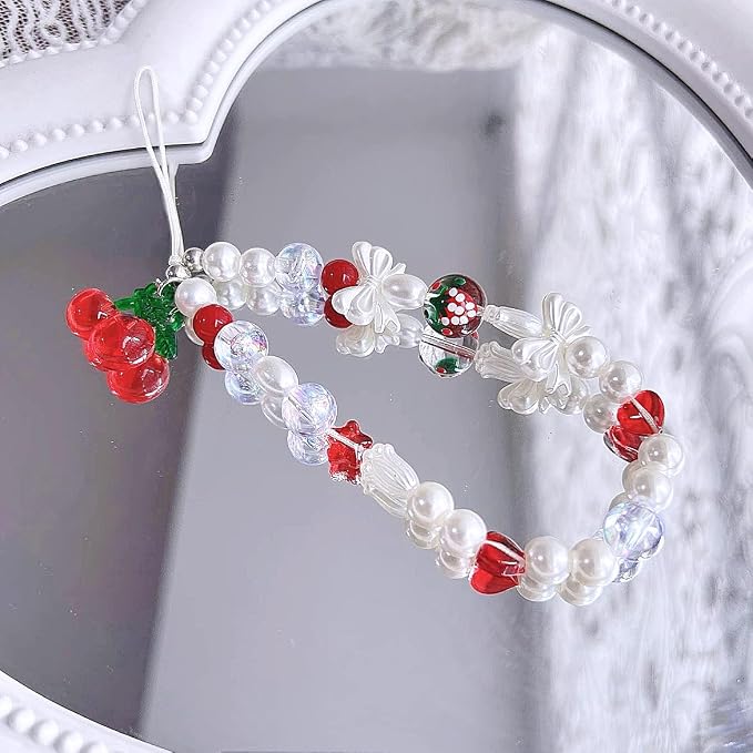Beaded Camera Wrist Strap Cute Digital Camera Charm Lanyard, Phone Wristlet - Image 7
