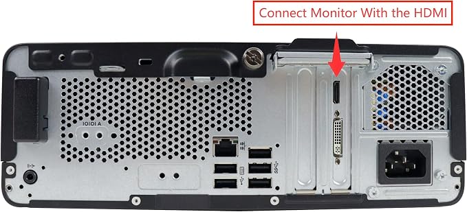 HP ProDesk 600 G6 SFF Desktop - Intel i5-10400F, 8GB RAM, 256GB PCIe SSD | GeForce GT 610, Windows 11 Pro, USB-C, Dual Monitor, Business PC with Keyboard, Mouse & WiFi Adapter - Image 7