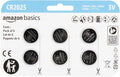 Amazon Basics 6-Pack CR2025 3V Lithium Coin Cell Batteries, Long Lasting Power by AmazonBasics
