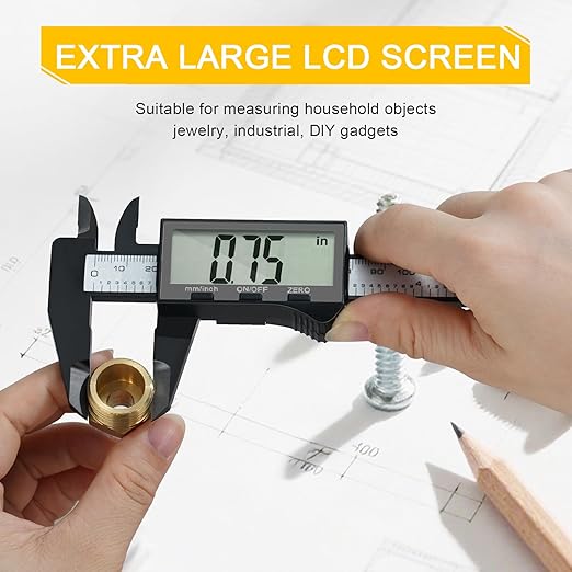 Digital Caliper, Sangabery Dial Caliper 6 Inch - Image 2