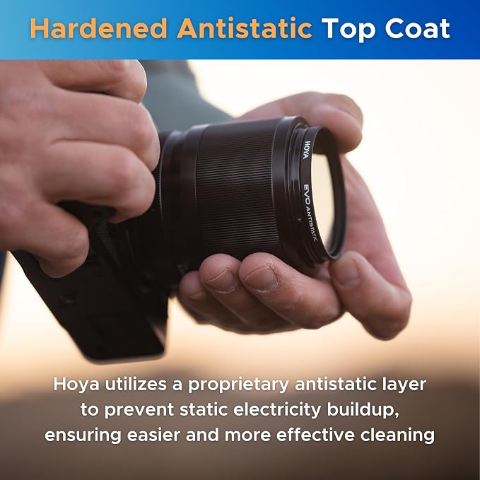 Hoya EVO Antistatic 77mm Filter — Premium Optical Glass w/ 16-Layer SMC Lens - Image 4