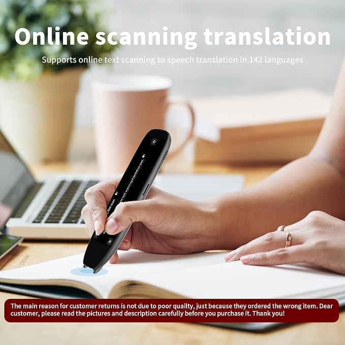 Scan Translator Pen, Dyslexia Tools, Language Translator Device, Text to Speech - Image 3