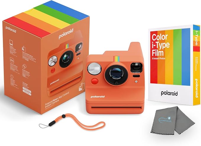Polaroid Now+ 3rd Generation i-Type Instant Camera + 8 i-Type Color Film Bundle by Polaroid