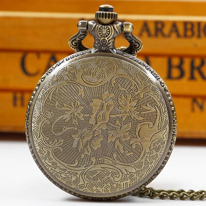 Men's Pocket Watch, Arabic Digital Dial Pocket Watches - Image 5