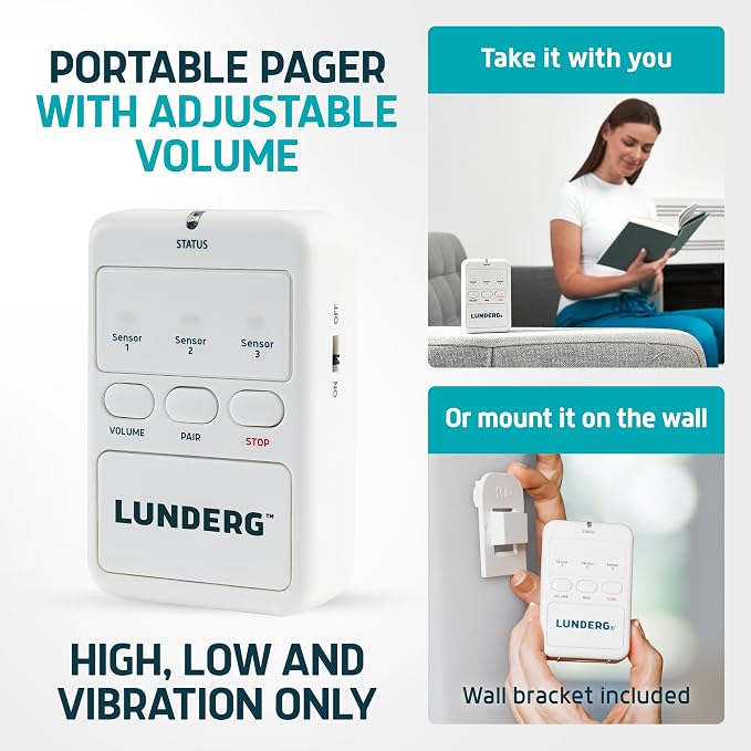 Lunderg Wireless Early Alert Bed Alarm System - Image 4