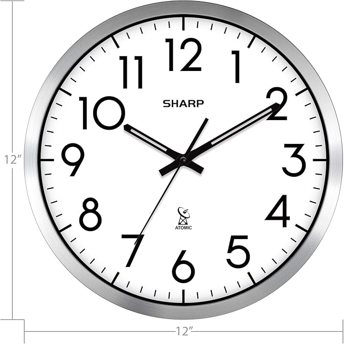 Sharp Atomic Analog Wall Clock - Image 5