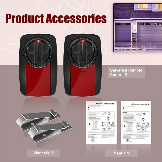 New Upgraded 380UT 375UT Universal Remote Control Replace Liftmaster Garage - Image 2