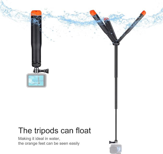 Floating Selfie Stick for GoPro Hero 13 12 11 10 9 8 Mini Max Fusion Session - Image 2