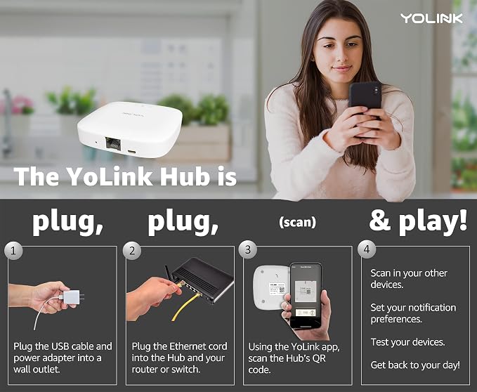Smart Garage Door Kit with YoLink Hub - Image 8