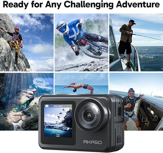 AKASO Brave 7 LE 4K30FPS 20MP WiFi Action Camera - Image 7