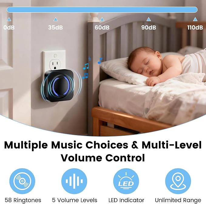 Smart WiFi Wireless Doorbell Chime - Image 4