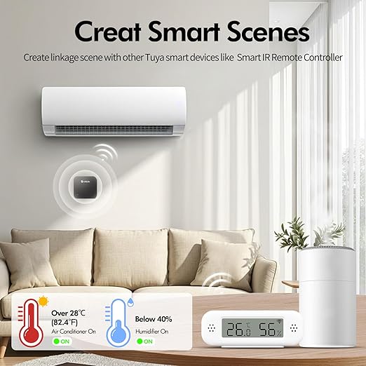 eMylo WiFi Thermometer Hygrometer Sensor, Wireless Indoor Temperature Humidity - Image 4
