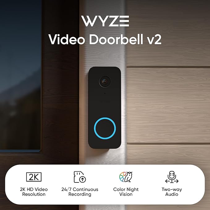 Wyze Video DOORBELL V2 Security Camera - Image 2