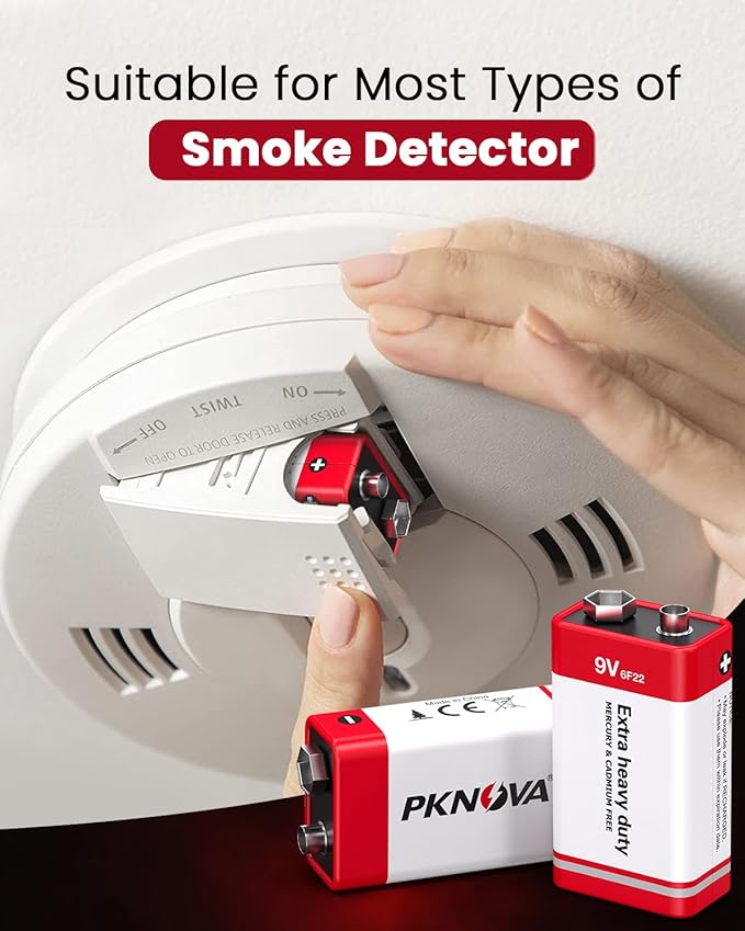 9V Batteries Carbon 9 Volt Battery - Image 2