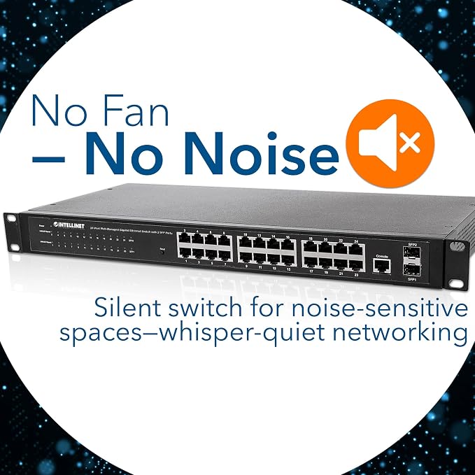 Intellinet 24 Port Web Managed Gigabit Ethernet Switch - Image 5