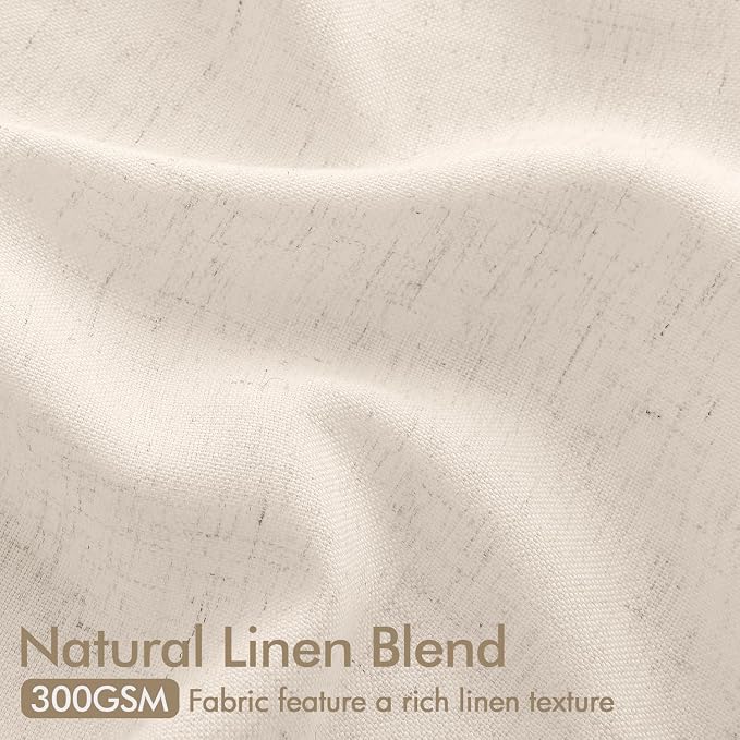 Memory Trained Pinch Pleated Curtains 108 Inches Long, Viral Linen Pinch Pleat - Image 8