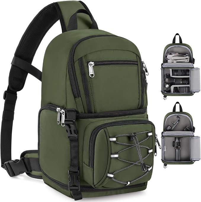 RAINSMORE Camera Bag, DSLR & Mirrorless Camera Sling Bag - Image 8