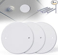 3 Pcs Smoke Detecte Cover Plate, 5 Inch Metal Round Blank Ceiling Cover Plate by Wuno