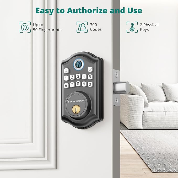 AkaGear Keyless Entry Door Lock - Image 3