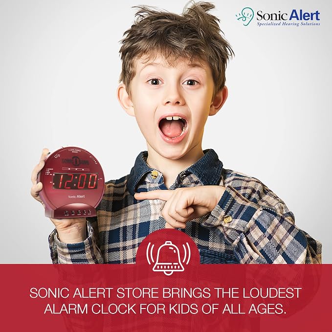 Sonic Alert Sonic Bomb Dual Alarm Clock - Image 8