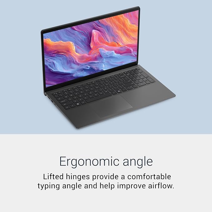 Dell 15.6 Laptop, FHD, Intel Core Ultra 5 225U, 16GB RAM, Windows 11 Home | Anti-Glare 300 Nits WVA, Intel Graphics, DDR5, 512GB SSD, Backlit Keyboard, Wi-Fi 6, Carbon Black, Business Ready, D15260 - Image 11