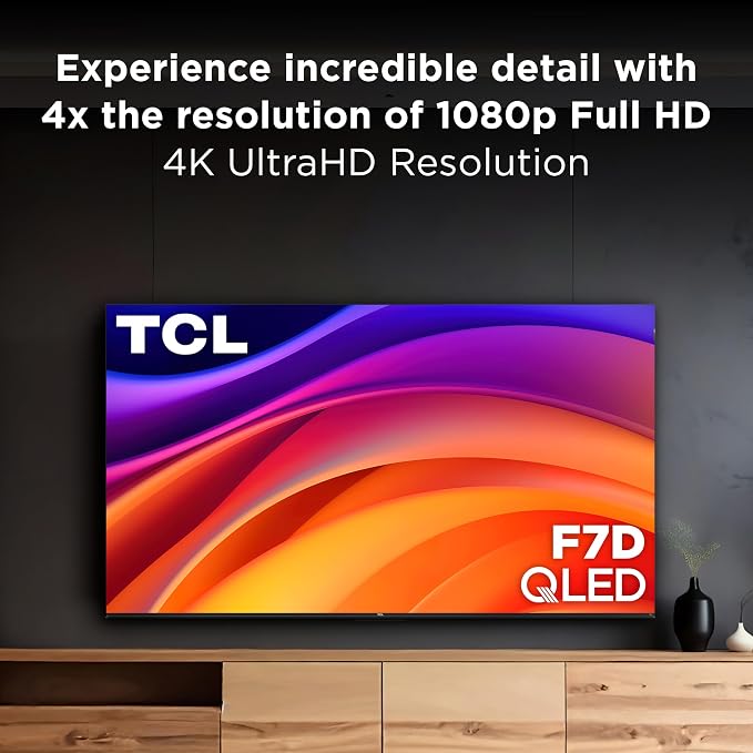 TCL 43-Inch F7D Series 4K QLED (43F7D, 2026 Model) with Dolby Vision HDR & Dolby Atmos Smart TV with Fire TV, Alexa+, Auto Game Mode, High Brightness LED Backlight, and Hands-Free Voice Control - Image 4