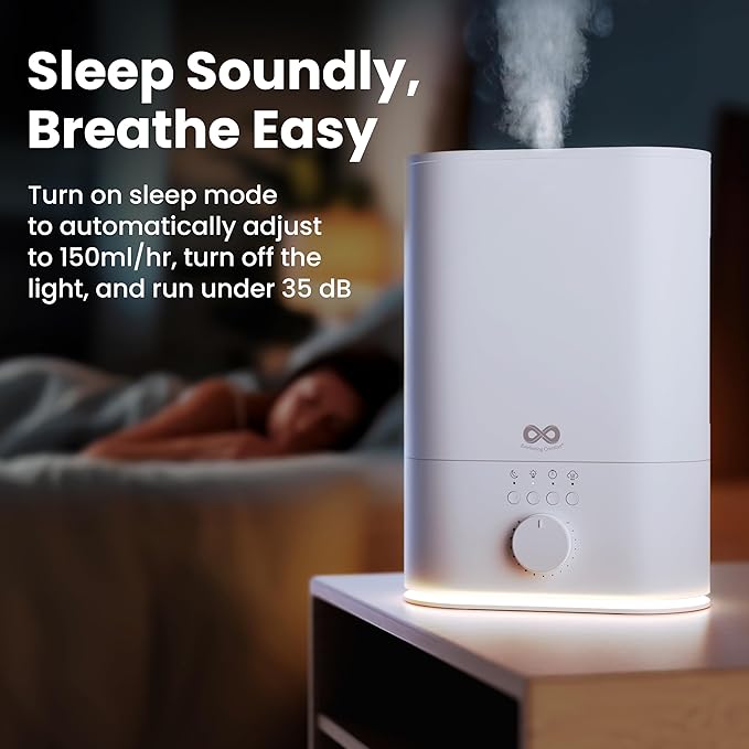 Everlasting Comfort 6L Humidifiers for Bedroom, Quiet 50HR Runtime No-Filter Supersized Cool Mist Humidifier Large Room for Whole House, Plants, Baby Nursery, Allergies, Dry Skin, Congestion, Indoor - Image 7