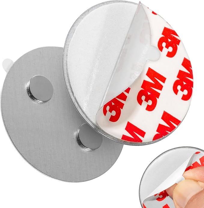 ECENCE 10pcs Magnetic Smoke Detector Mount Magnetic Adhesive Pads by ECENCETradingGmbH