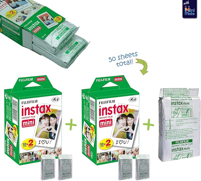 Fujifilm Instax Mini 12 Instant Camera + MiniMate Accessory Bundle & Compatible - Image 7
