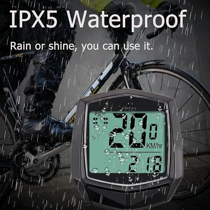 Bike Computer, Bike Speedometer and Bicycle Odometer Waterproof Cycling/Cycle - Image 3