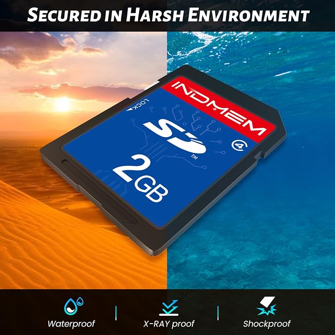 SD Card 2GB, 6 Packs Class 4 2GB Flash Memory Card MLC Standard Secure Digital - Image 4