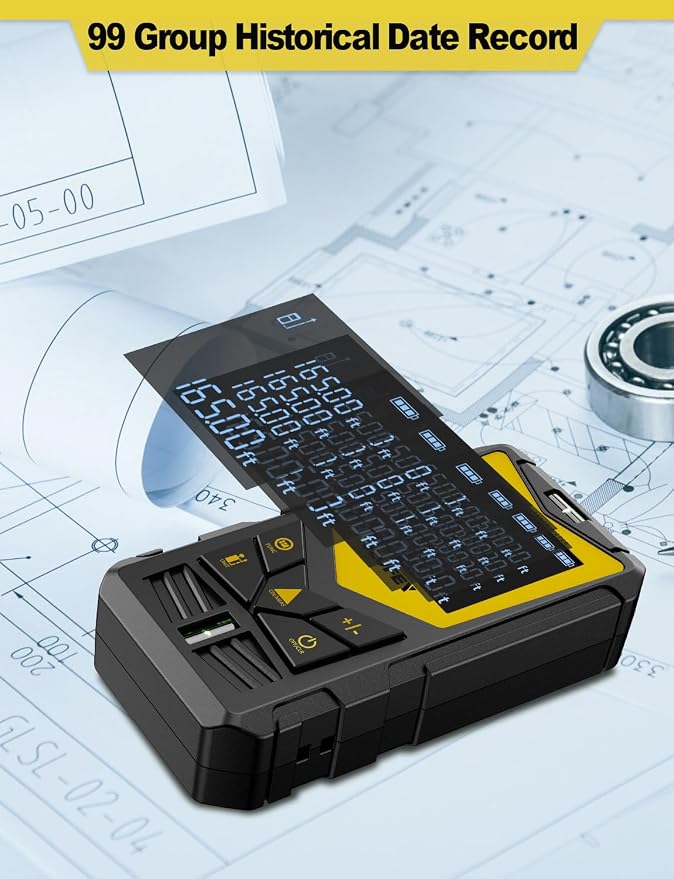 Laser Measure, OLUFEY 165ft Laser Distance Meter - Image 4