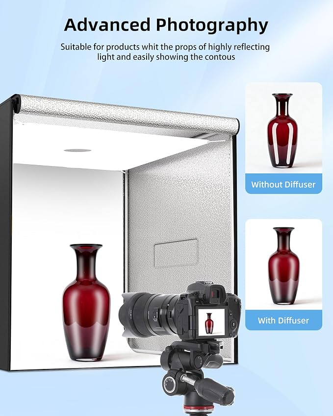 Glendan 40"x40" Light Box Photography, Large Photo Light Box - Image 5