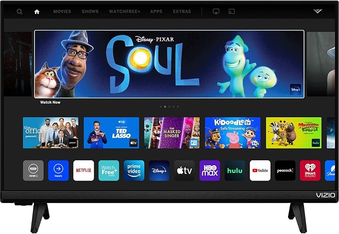 VIZIO 24-inch D-Series Full HD 1080p Smart TV with Apple AirPlay and Chromecast Built-in, Alexa Compatibility, D24f4-J01, 2021 Model by VIZIO