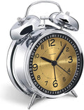 Peakeep Loud Alarm Clock for Heavy Sleepers Adults, Metal 4.5" Twin Bell by PEAKEEP