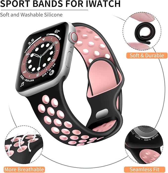 Lerobo Compatible for Apple Watch Bands 44mm SE 3 2 Series 11 10 46mm Series 9 - Image 8
